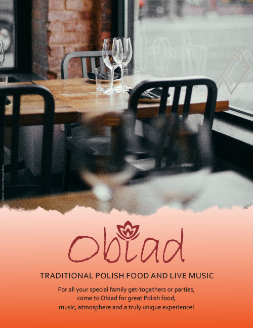 Obiad restaurant ad
