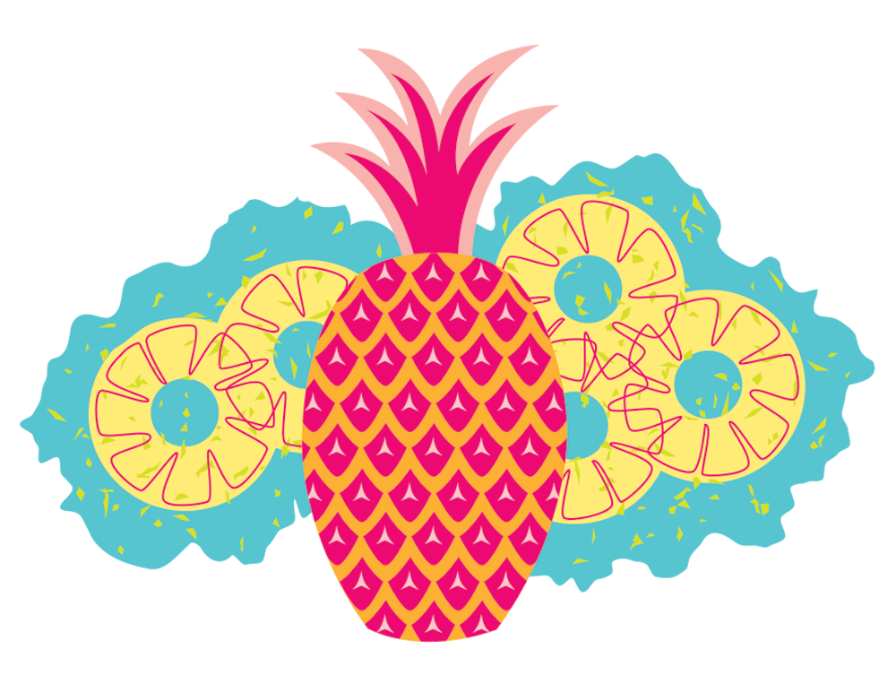 pineapple t-shirt design